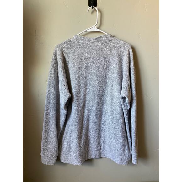 Victoria’s Secret PINK ‘LOVE PINK’ Gray Pullover Sweatshirt - Picture 5 of 8